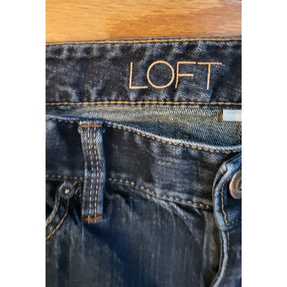LOFT Original Boot Cut Denim Jeans Womens Size 12 - Picture 7 of 12